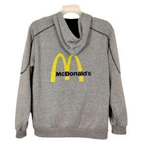 McDonald's Gray Hoodie with Yellow Logo